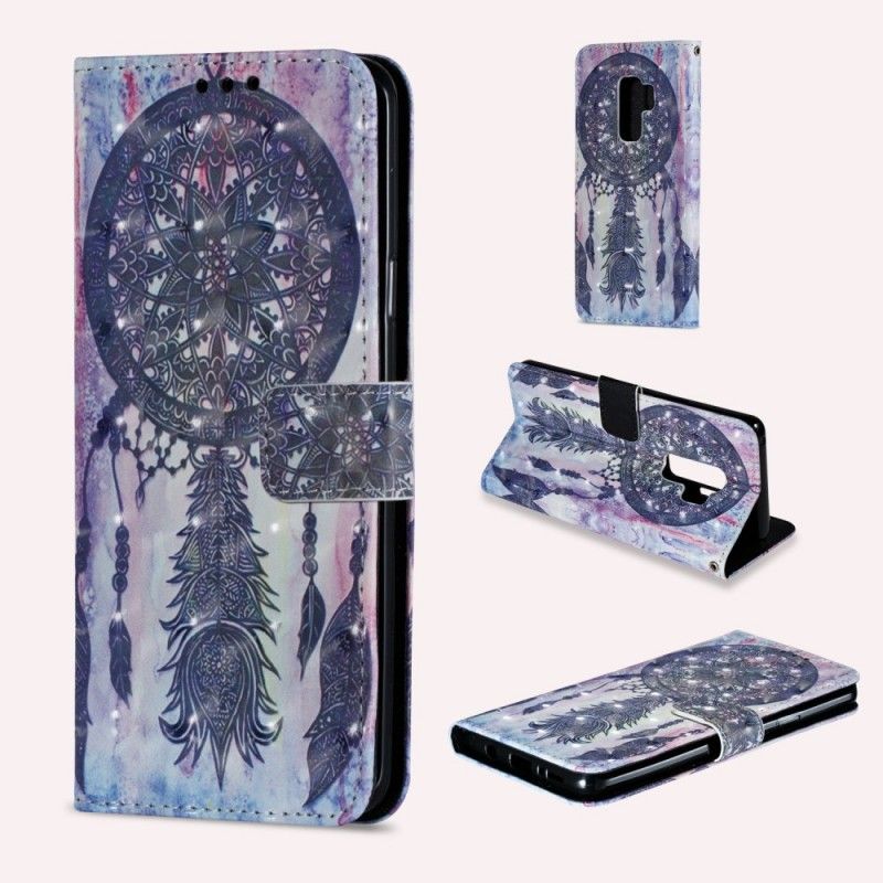 Lederhüllen Samsung Galaxy S9 Plus Bunter Traumfänger