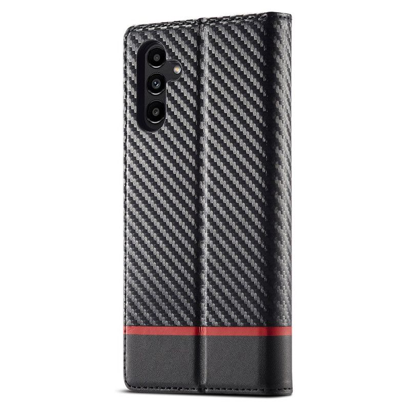 Flip Case Samsung Galaxy A17 4g / 5g Handyhülle Lc.imeeke Carbonfaser