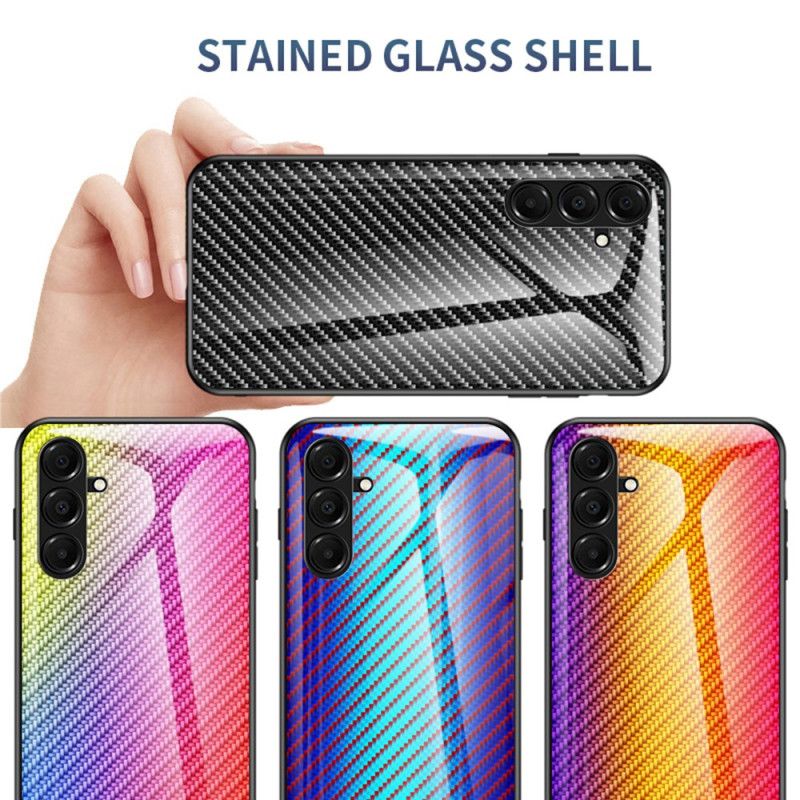 Hülle Samsung Galaxy A17 4g / 5g Gehärtetes Glas In Kohlefaseroptik