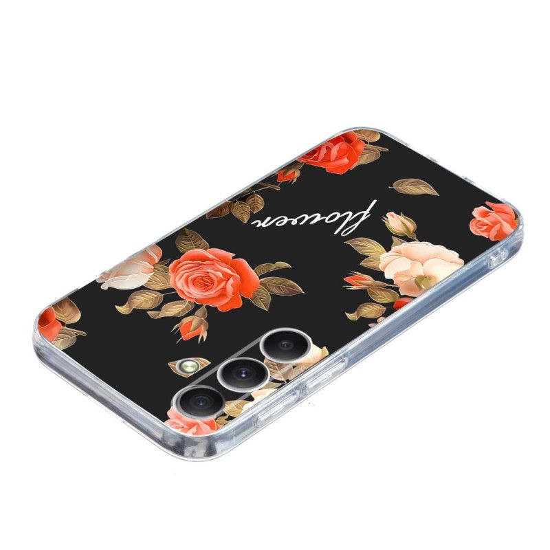 Hülle Samsung Galaxy A17 4g / 5g Handyhülle Blumen