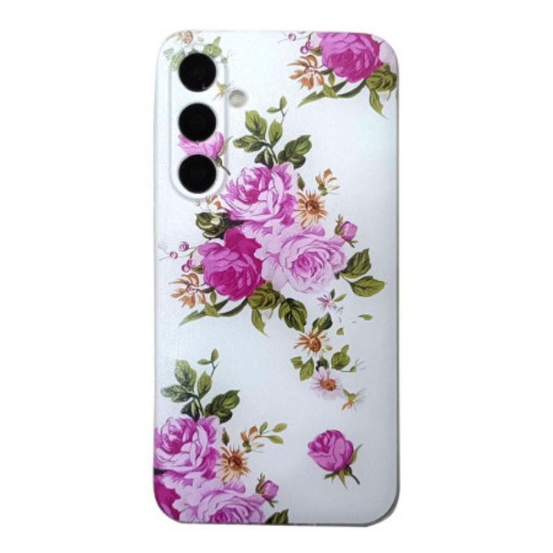 Hülle Samsung Galaxy A17 4g / 5g Handyhülle Liberty-blumen