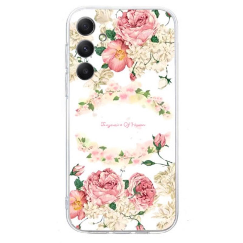 Hülle Samsung Galaxy A17 4g / 5g Handyhülle Vintage-rosen