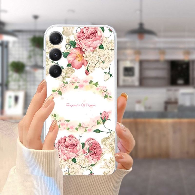 Hülle Samsung Galaxy A17 4g / 5g Handyhülle Vintage-rosen