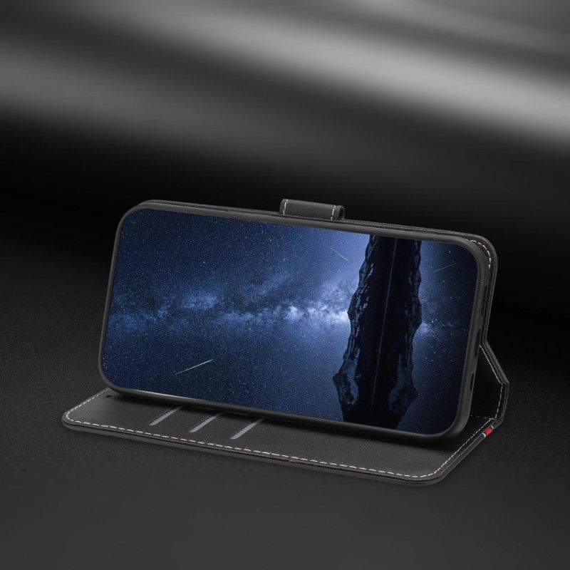 Lederhüllen Samsung Galaxy A17 4g / 5g Handyhülle Farbige Zierleiste