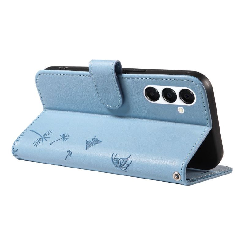 Lederhüllen Samsung Galaxy A17 4g / 5g Löwenzahn Mit Trageband