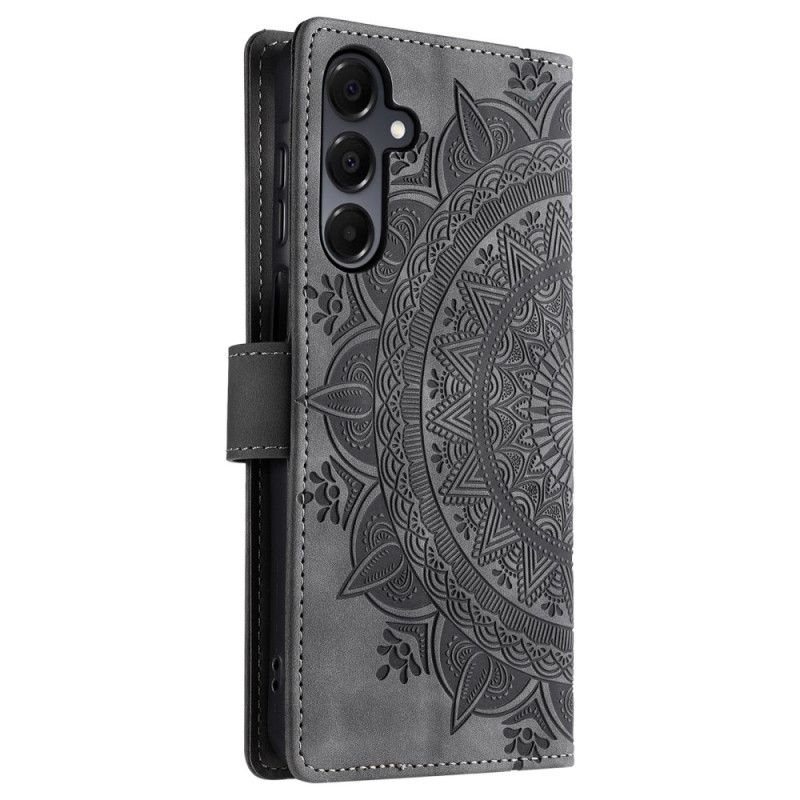 Lederhüllen Samsung Galaxy A17 4g / 5g Mandala-wildlederoptik