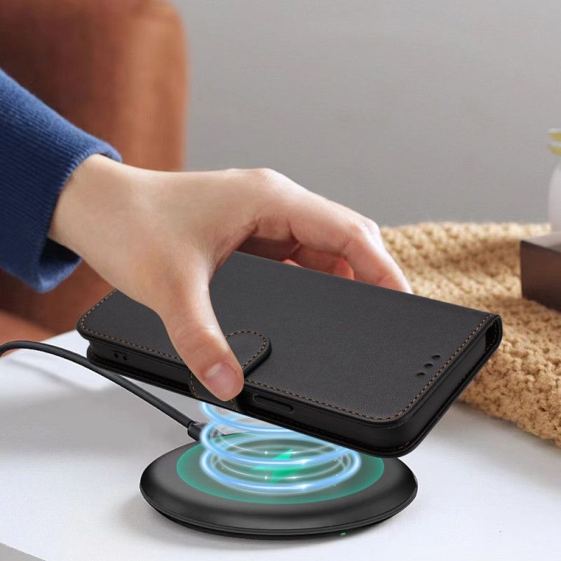 Lederhüllen Samsung Galaxy A17 4g / 5g Schlichtes Design Mit Lanyard