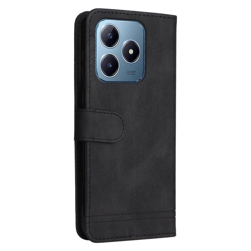 Lederhüllen Für Realme Note 60 Ziernieten In Wildlederoptik