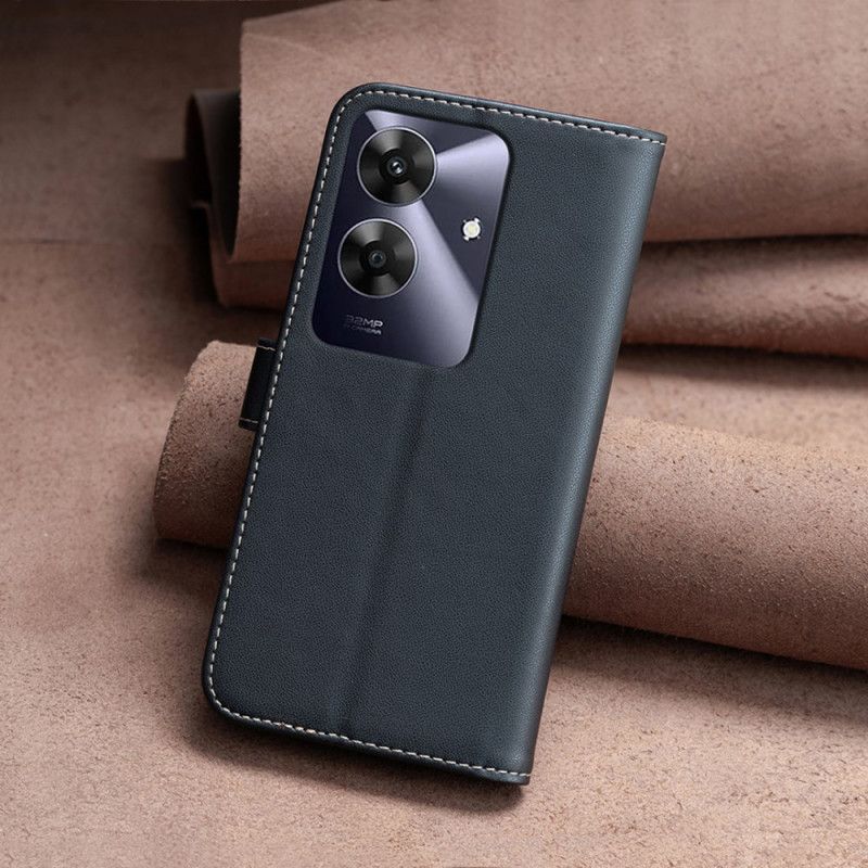 Lederhüllen Realme Note 60 Handyhülle Binfen Color