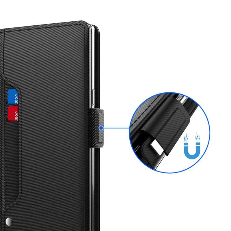 Lederhüllen Realme Note 60 Handyhülle Spiegel Und Abnehmbarer Kartenhalter