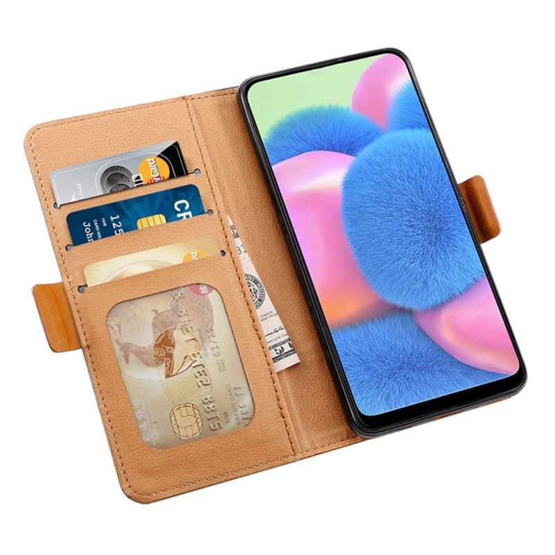 Lederhüllen Realme Note 60 Handyhülle Zweifarbig