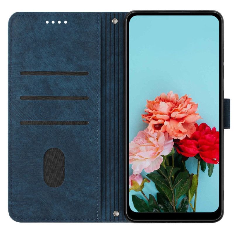 Lederhüllen Realme Note 60 Retro-linien
