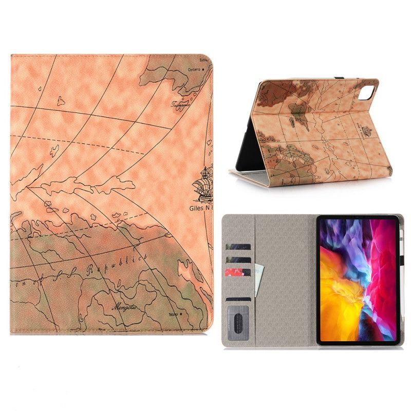 Case iPad Pro 11" (2018) (2020) Grau Kunstlederkarte