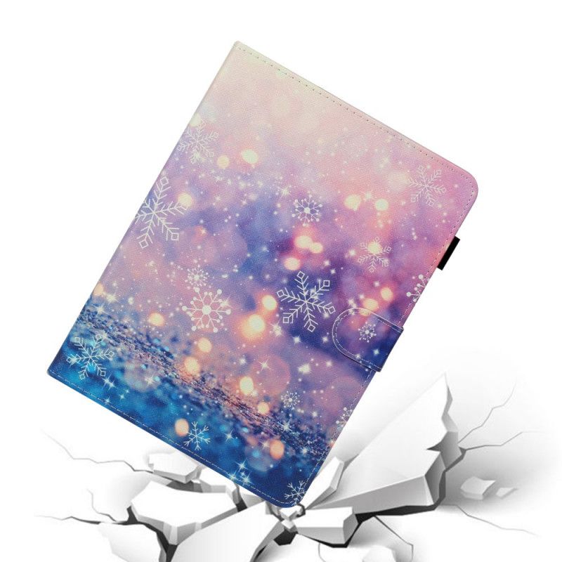 Lederhüllen iPad Pro 11" (2018) (2020) Handyhülle Schneeflocken