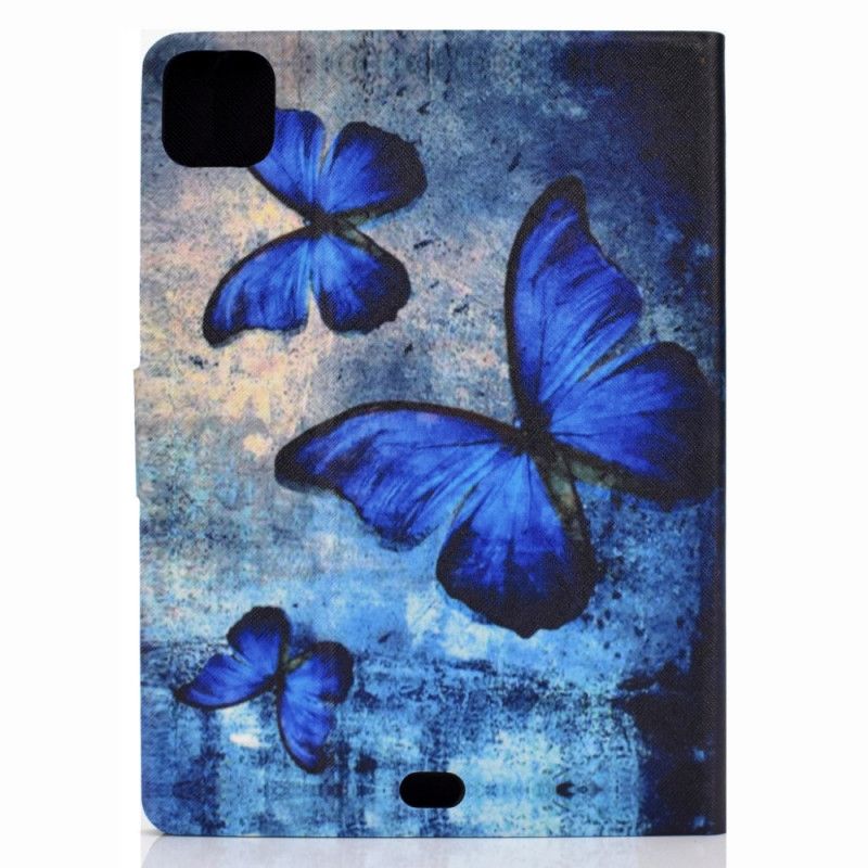 Ousse iPad Pro 11" (2018) (2020) Blaue Schmetterlinge