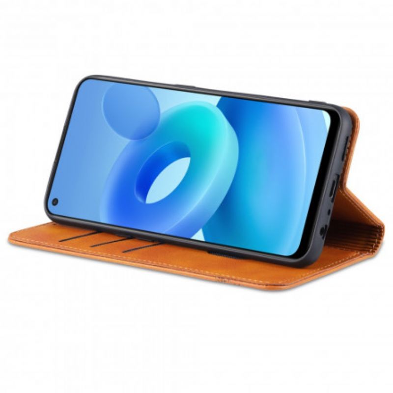 Flip Case Oppo A94 5g Handyhülle Azns Lederstil