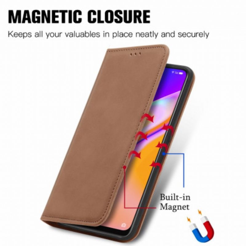 Flip Case Oppo A94 5g Handyhülle Hautberührung