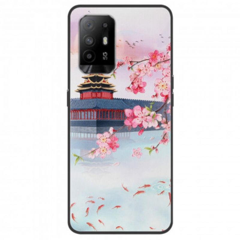 Hülle Oppo A94 5g Handyhülle Asiatisches Haus