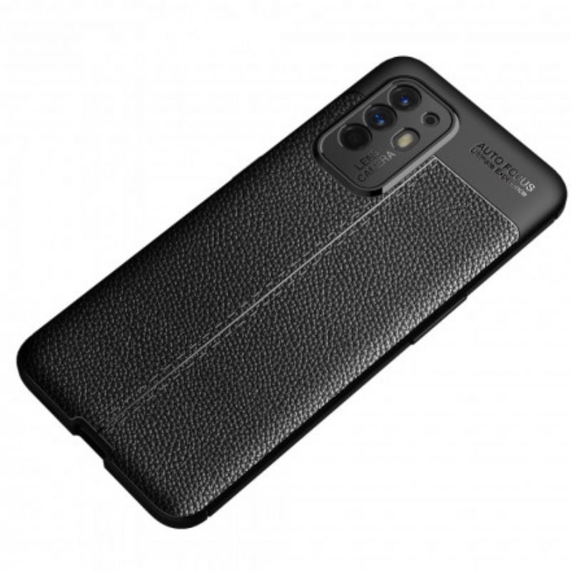 Hülle Oppo A94 5g Litschi-leder-effekt