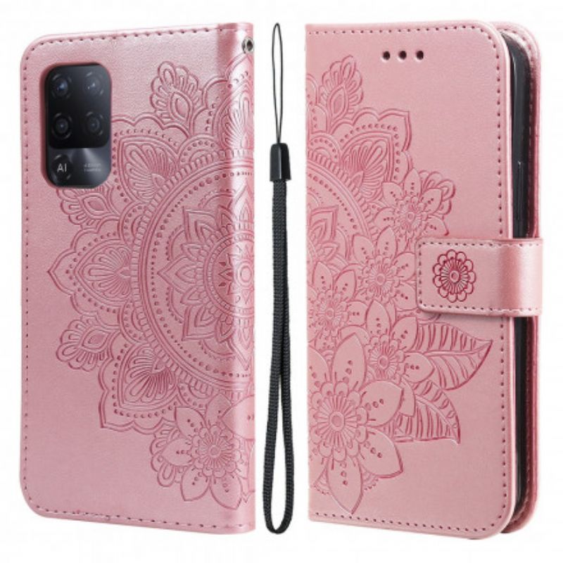 Lederhüllen Oppo A94 5g Blühendes Mandala