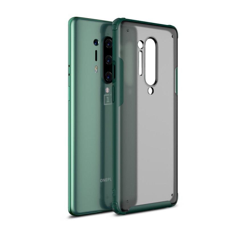 Hülle OnePlus 8 Pro Schwarz Handyhülle Mattierter Hybrid