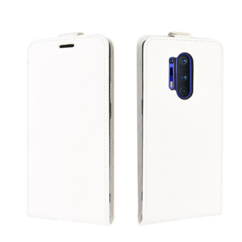 Lederhüllen OnePlus 8 Pro Schwarz Faltbar