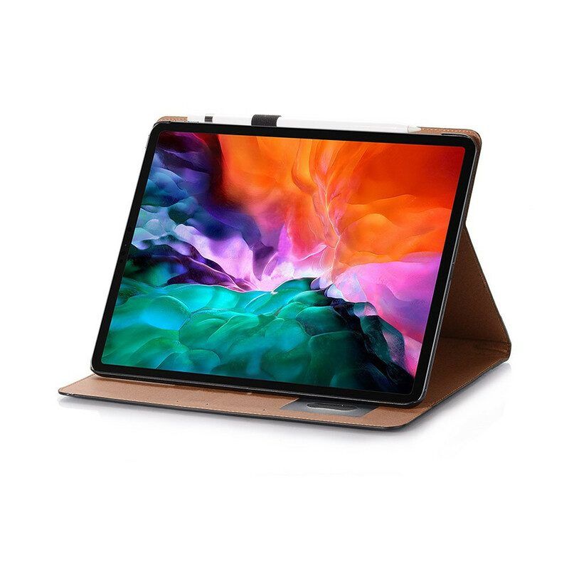 Case Für iPad Pro 12.9" (2022) Mattes Leder