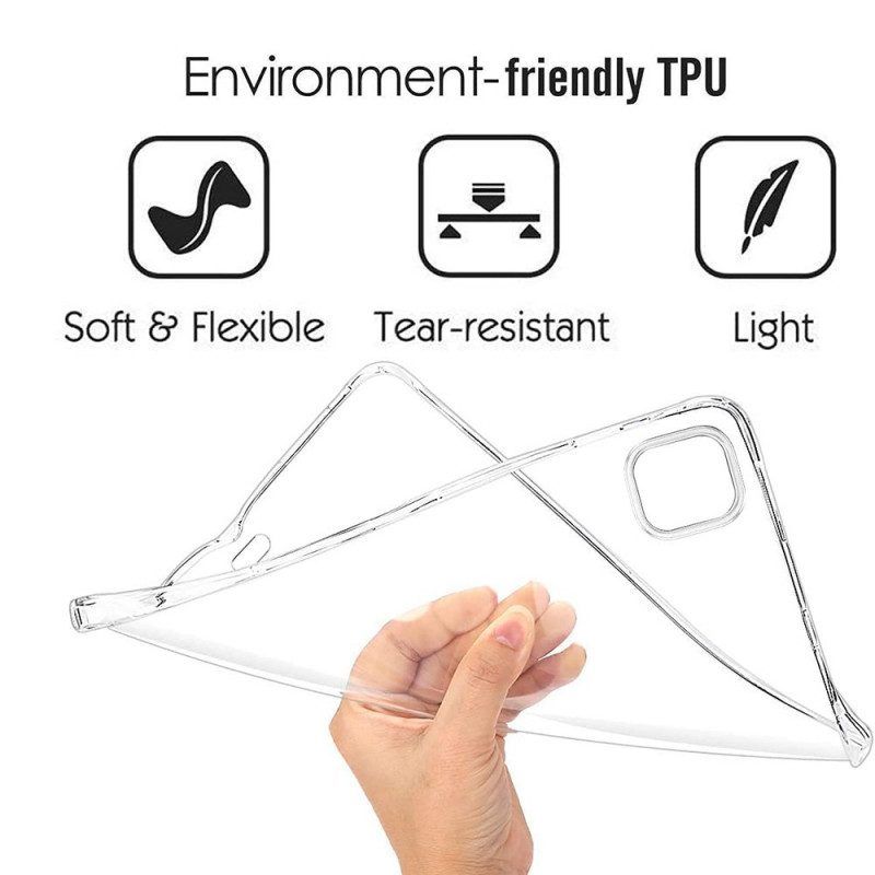 Handyhülle Für iPad Pro 12.9" (2022) Flexibel Transparent
