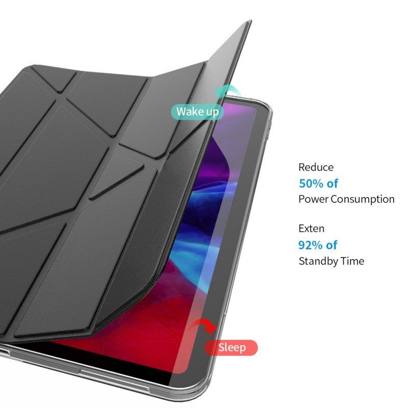 Schutzhülle Für iPad Pro 12.9" (2022) Einfaches Origami-design