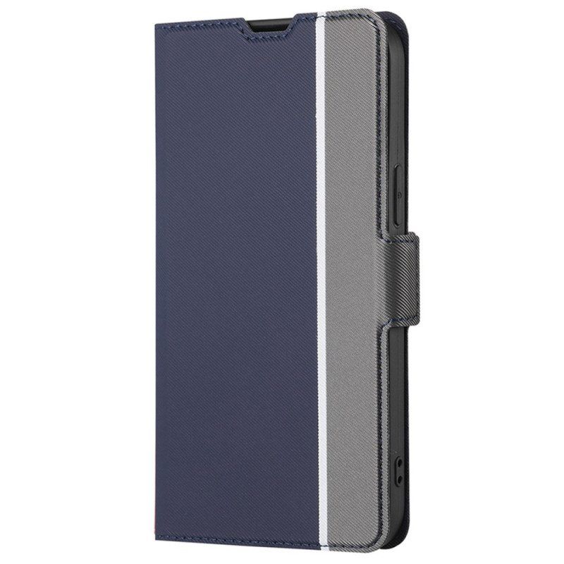 Flip Case Für Vivo X90 Pro Zweifarbig
