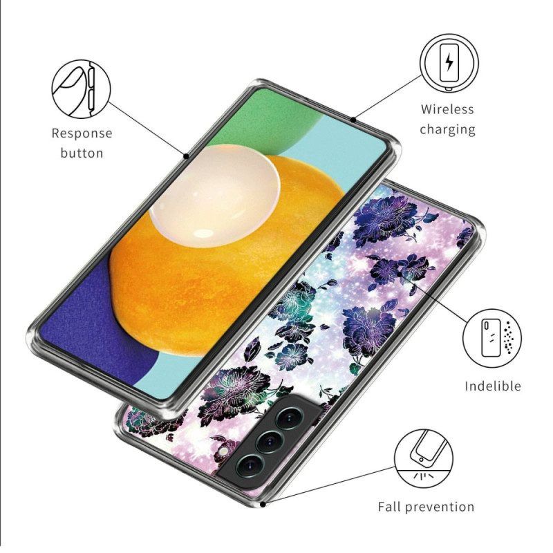 Handyhülle Für Samsung Galaxy S23 Plus 5G Blumenvariation
