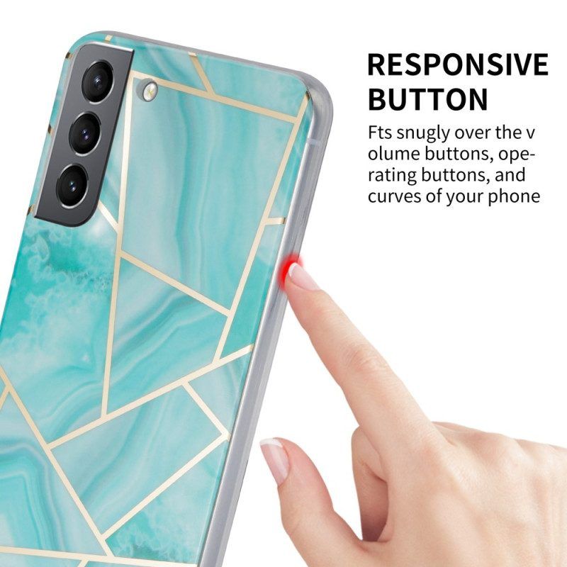 Handyhülle Für Samsung Galaxy S23 Plus 5G Marmor Ablehnen