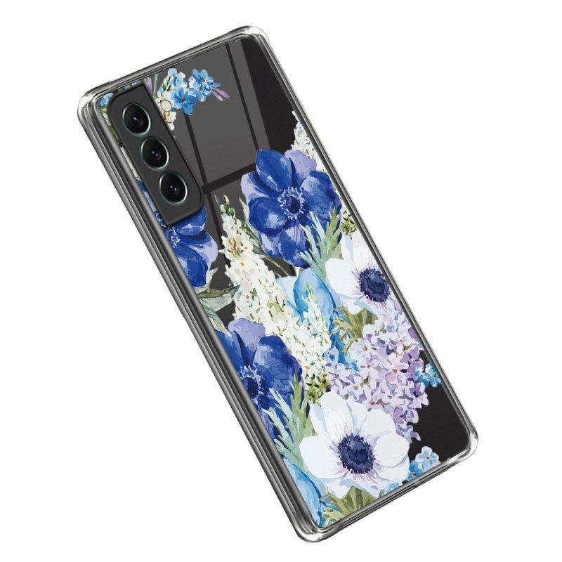 Handyhülle Für Samsung Galaxy S23 Plus 5G Nahtlose Blumen