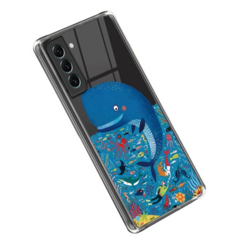 Handyhülle Für Samsung Galaxy S23 Plus 5G Transparenter Wal
