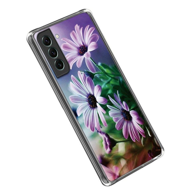 Hülle Für Samsung Galaxy S23 Plus 5G Blumensilikon