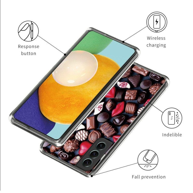 Hülle Für Samsung Galaxy S23 Plus 5G Flexible Schokolade