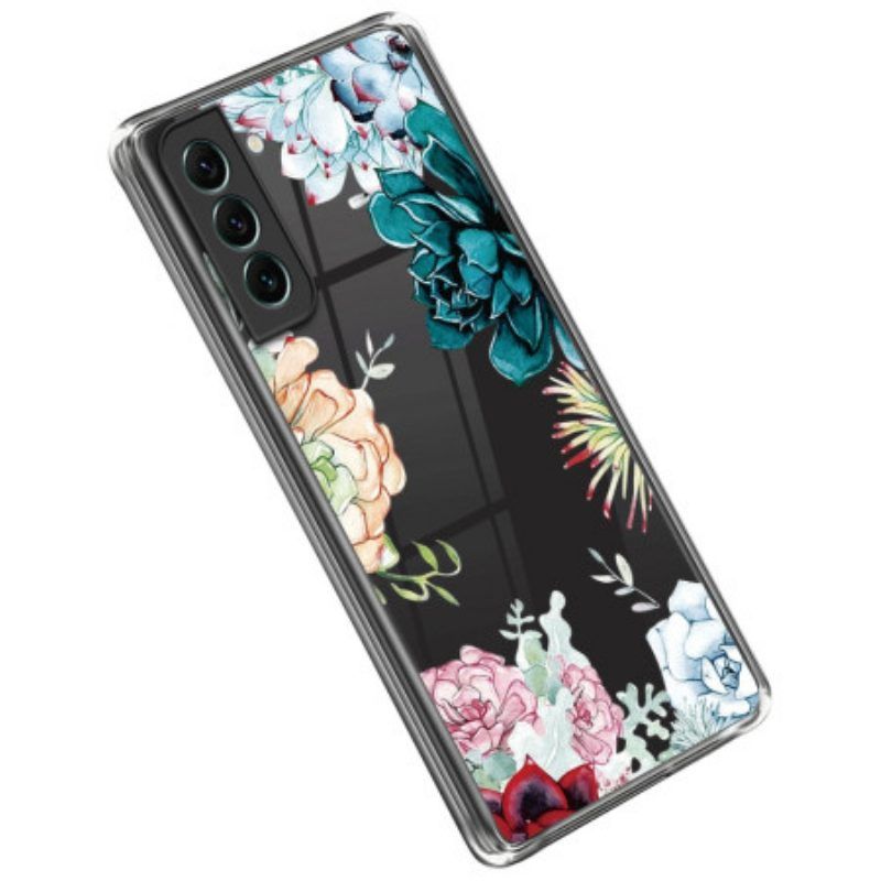 Hülle Für Samsung Galaxy S23 Plus 5G Nahtloser Blumenstrauß