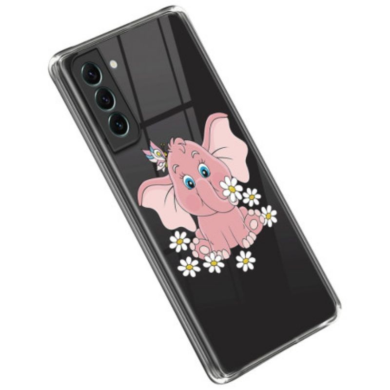 Hülle Für Samsung Galaxy S23 Plus 5G Nahtloser Rosa Elefant