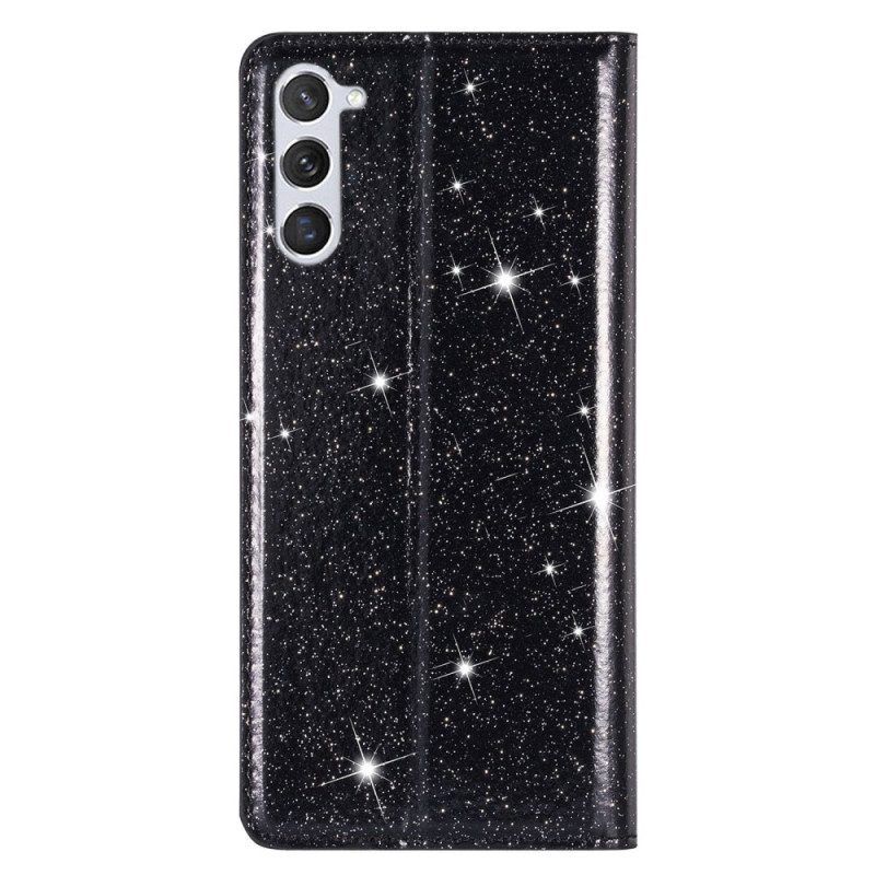 Schutzhülle Für Samsung Galaxy S23 Plus 5G Flip Case Pailletten-stil