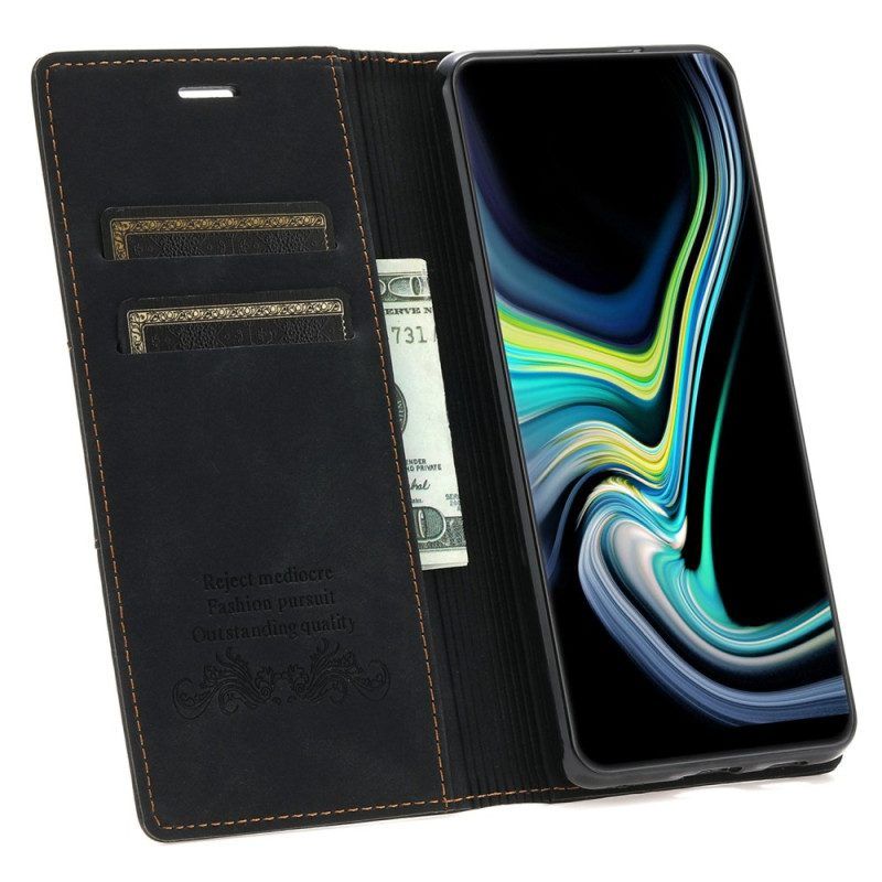 Schutzhülle Für Samsung Galaxy S23 Plus 5G Flip Case Stil: Ledernaht. Magnetverschluss