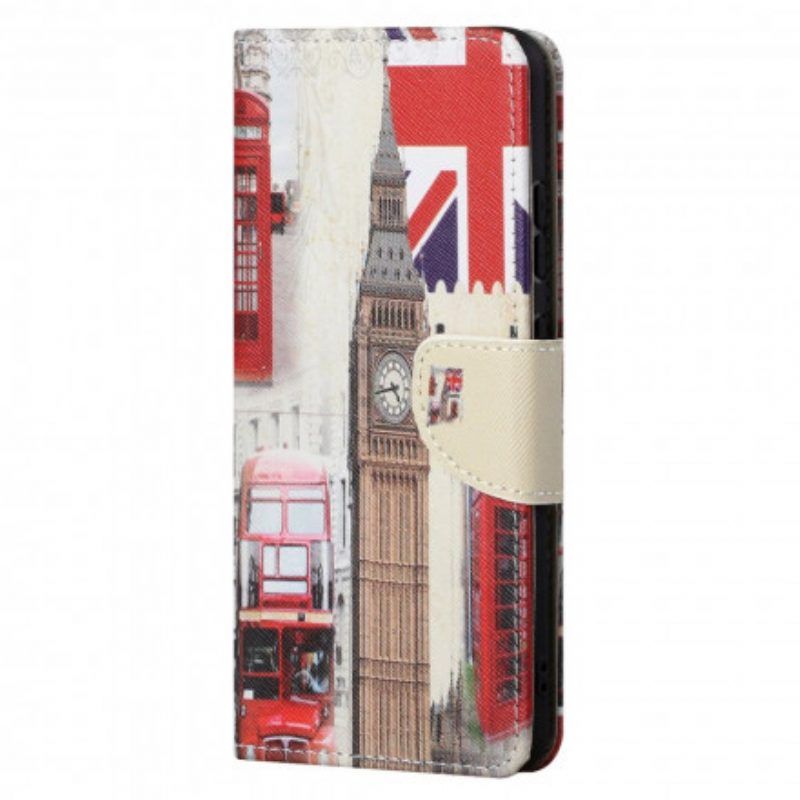 Flip Case Für Motorola Edge 20 Pro Londoner Leben