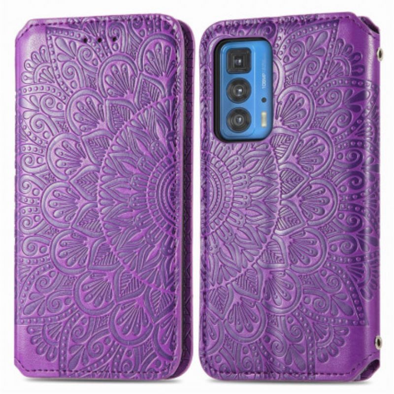 Flip Case Motorola Edge 20 Pro Handyhülle Mandala