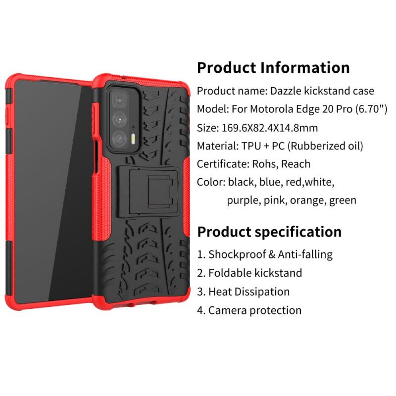Hülle Motorola Edge 20 Pro Ultra Resistant Premium