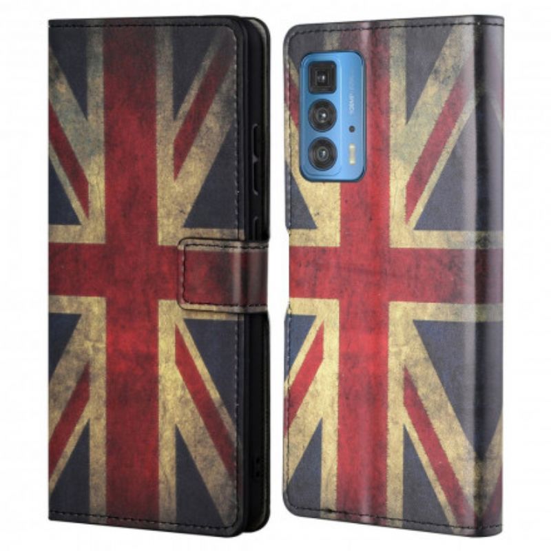 Lederhüllen Für Motorola Edge 20 Pro England-flagge