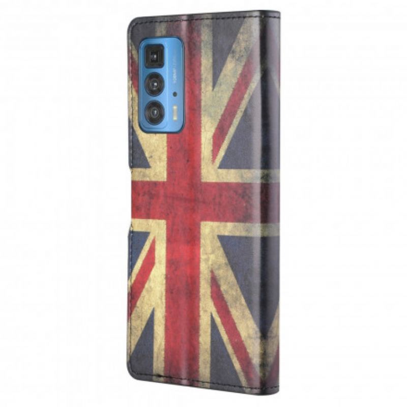 Lederhüllen Für Motorola Edge 20 Pro England-flagge