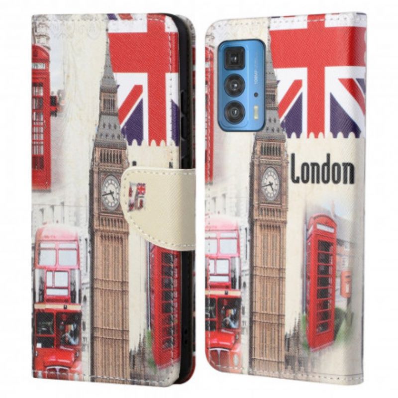 Lederhüllen Für Motorola Edge 20 Pro Londoner Leben