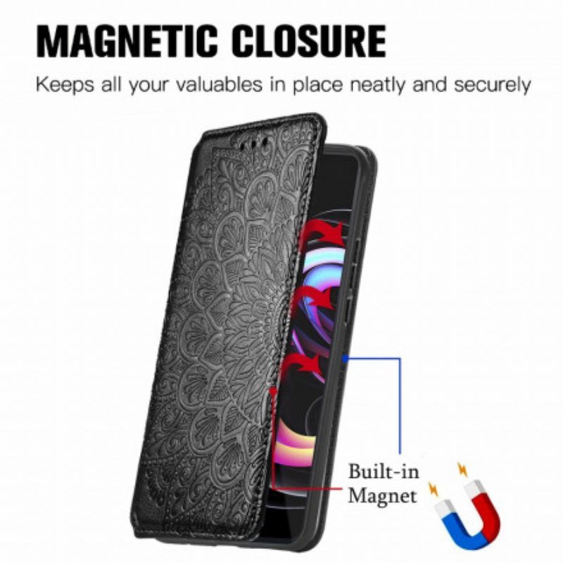 Schutzhülle Für Motorola Edge 20 Pro Flip Case Mandala