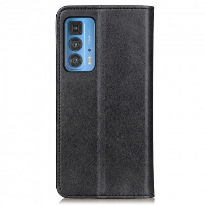 Schutzhülle Für Motorola Edge 20 Pro Flip Case Spaltleder-design