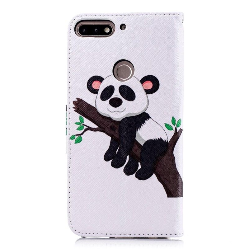 Lederhüllen Honor 7C Fauler Panda