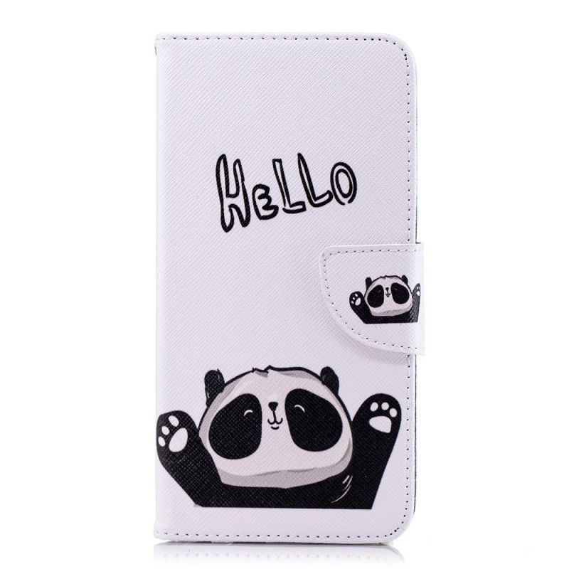 Lederhüllen Honor 7C Hallo Panda